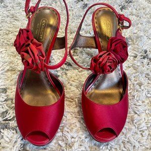 Coach Red Platforms